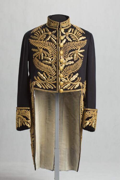 Privy councillor uniform worn by Sir Isaac Isaacs, approximately 1930 / made by W. Chorley & Co