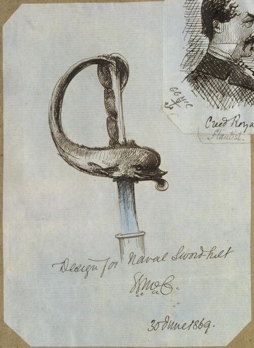 Design for naval sword hilt [picture] / G.G. McC