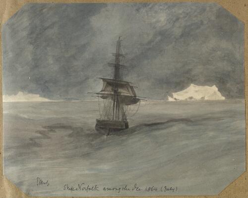 Ship Norfolk among the ice [picture] / G.G. McC