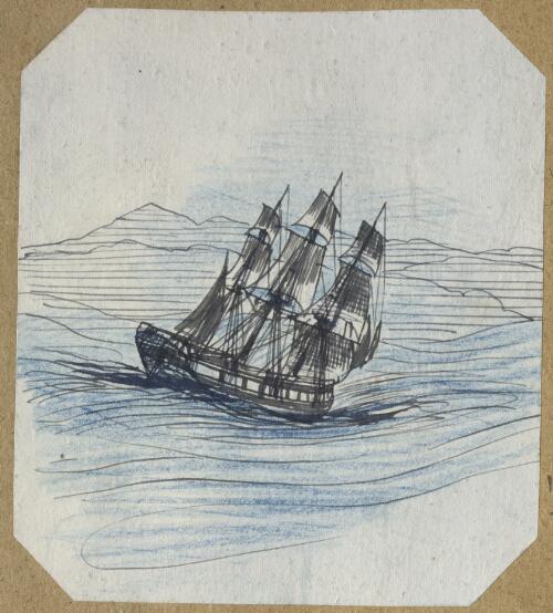 [Sailing ship] [picture] / [George Gordon McCrae]