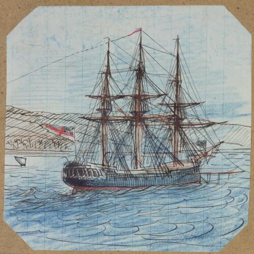 [Sailing ship] [picture] / [George Gordon McCrae]