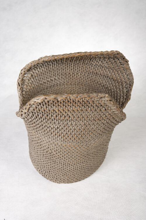 [Basketwork cuirass from Papua New Guinea] [realia]
