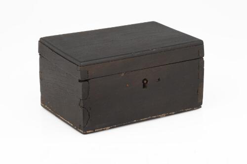 Box made of the wood of Captain Cook's ship Endeavour [realia]