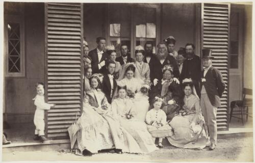 Wedding group, Bushy Park, Tasmania, 2 September 1875 [picture]