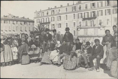 Group of children and teenagers in the street, France [picture] / J. Chester Jervis