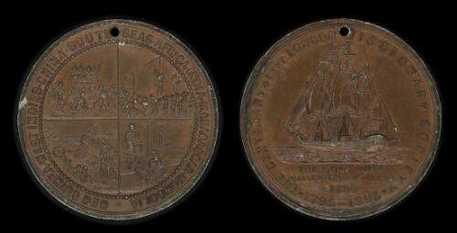[Commemorative medal, the centenary of the London Missionary Society 1795-1895] [realia]