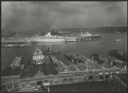 Darling Harbour from Clarence St. studio, 1947 [picture] / Max Dupain