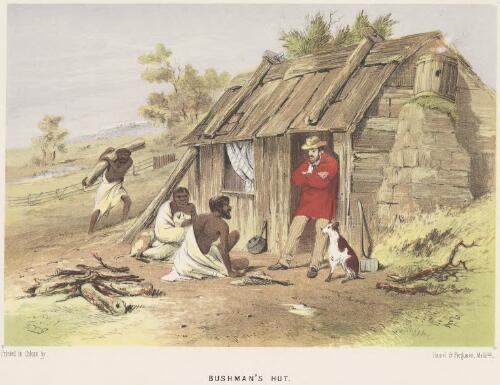 Bushman's hut [picture] / S.T.G