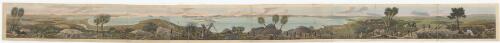 Panoramic view of King George's Sound, part of the colony of Swan River [picture] / drawn by Lieut. R. Dale, 63rd Regt.; engd. by R. Havell