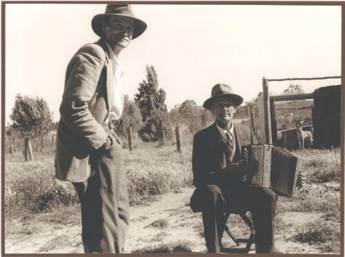 Portrait of Arthur Davis and Fred Large at Ulan, New South Wales [picture]