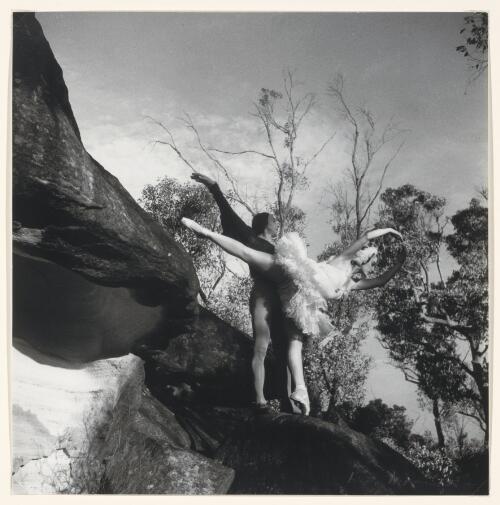 Portrait of Tamara Toumanova and Paul Petroff in Frenchs Forest, 1940 [picture] / Max Dupain