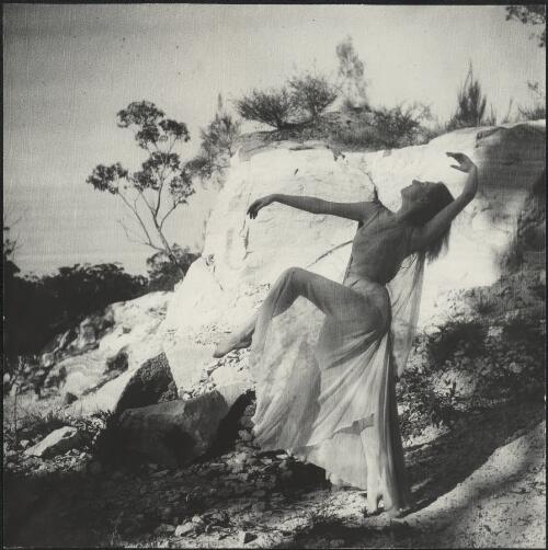 Portrait of Ludmilla Lvova out of doors, Frenchs Forest, 1940 [picture] / Max Dupain