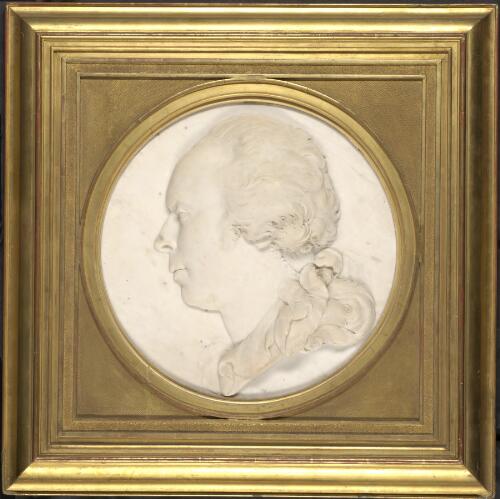 Marble plaque of John Webber [realia] / I. Spiller scult