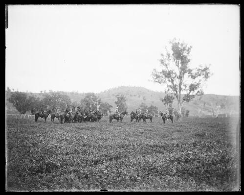 Mounted Boer War soldiers, Gundagai region, ca. 1902, 2 [picture] / Charles Gabriel