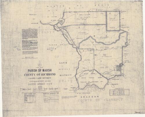 Parish of Marsh, County of Richmond [cartographic material] : Casino Land District, Copmanhurst Shire, Eastern Division N.S.W. / compiled, drawn and printed at the Department of Lands, Sydney, N.S.W