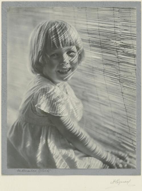 The bamboo blind : portrait of Beryl Cazneaux [picture] / H. Cazneaux