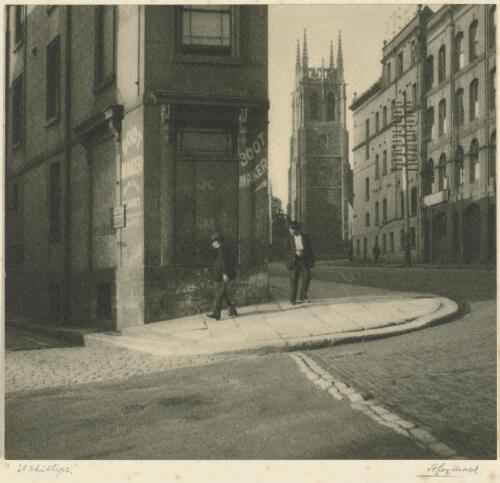 St. Phillips from Margaret Street, Sydney [picture] / H. Cazneaux