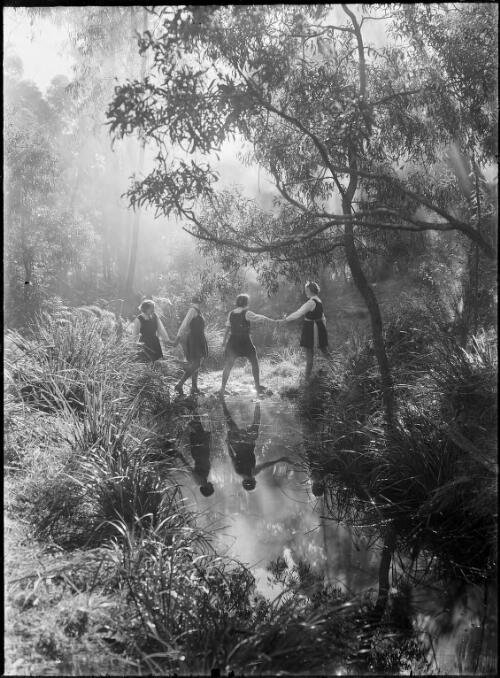 Stepping stones [picture] / H. Cazneaux
