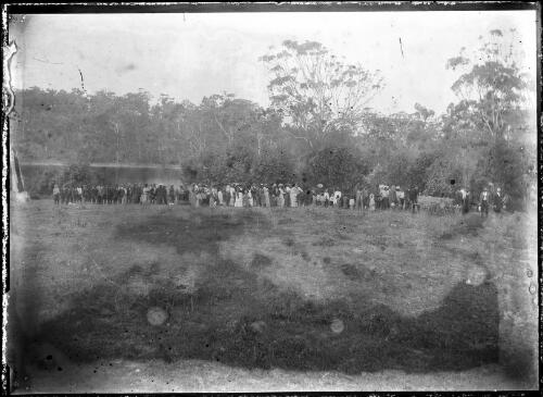 [The funeral of Queen Narelle, wife of King Merriman at Wallaga Lake] [picture] / [William Henry Corkhill]