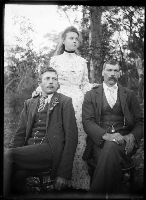 The Cole family of Nerrigundah, New South Wales, ca. 1905, 1 [picture] / [William Henry Corkhill]