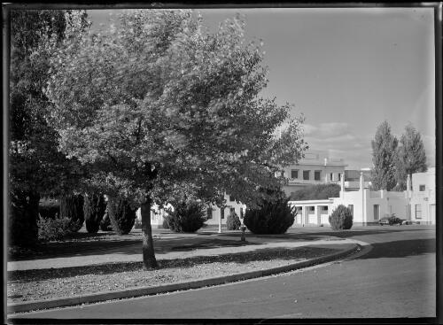 [Parliament House from corner of Parliament Square and Queen Victoria Terrace, Canberra] [picture] / R.C. Strangman
