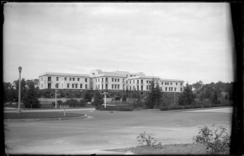 Canberra buildings, West Block [picture] / R.C. Strangman