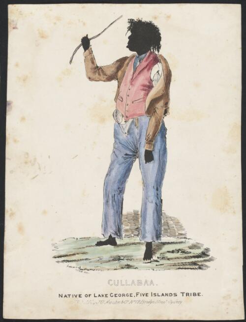 Cullabaa, native of Lake George, Five Islands tribe [picture] / W.H.F. del