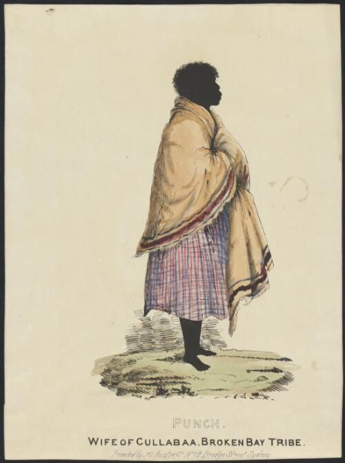 Punch, wife of Cullabaa, Broken Bay tribe [picture] / W.H.F. del