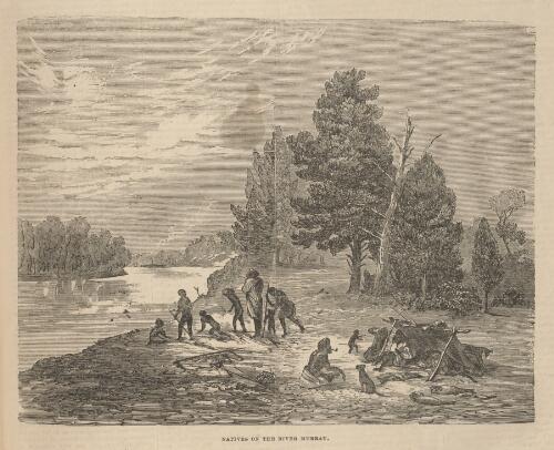 Natives on the River Murray, 1863 [picture]