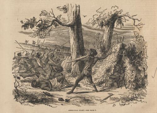 Aboriginal fight, 1862 [picture] / S.C