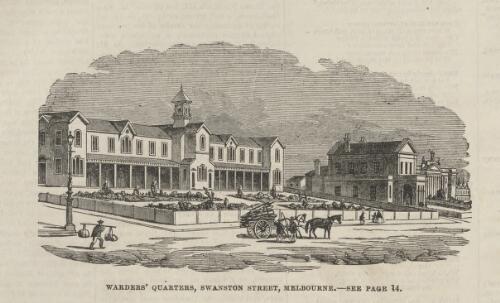 Warders' quarters, Swanston Street, Melbourne, 1862 [picture]