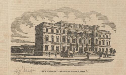 New Treasury, Melbourne, 1862 [picture]