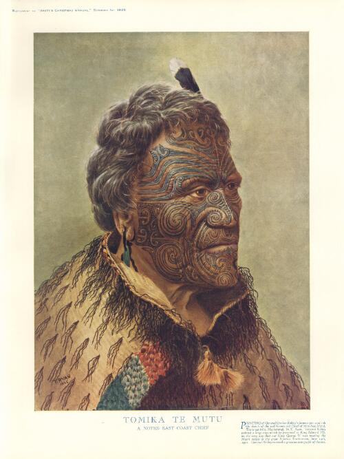Tomika te mutu, a noted east coast chief [picture] / T. Ryan