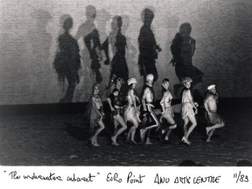 "The underwater cabaret", Echo Point, ANU Arts Centre, 11/89 [picture] / Regis Lansac