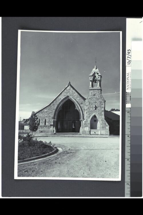 Exterior view of All Saints Church, Ainslie, ca. 1958 [picture]