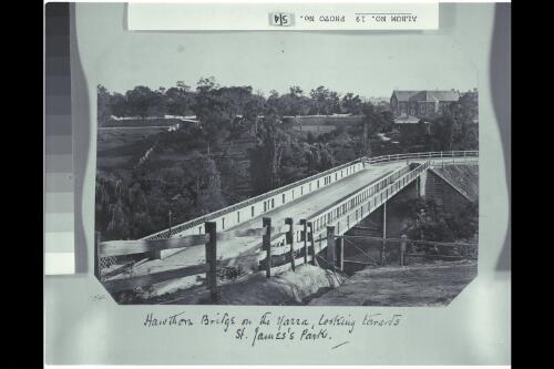 Johnston Street Bridge on the Yarra, Abbotsford, Victoria, ca. 1880 [picture]
