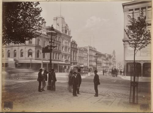 Corner of Swanston and Collins Streets, Melbourne [picture] / J.W. Lindt