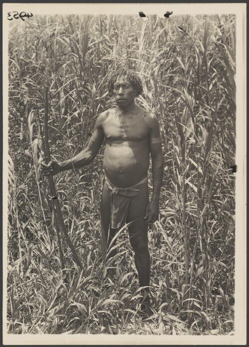 Aduru bowman, Papua New Guinea, ca. 1922, 1 [picture] / Frank Hurley