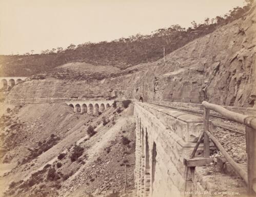Grand view of Lithgow Valley Zigzag [N.S.W., 1878 [2]] [picture] / Brodie, Sydney