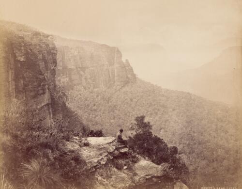 View of Govetts Leap Gorge from the Surveyors Rock [N.S.W., 1878] [picture] / Brodie, Sydney