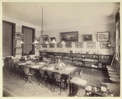 [Classroom or library (?), Sydney Technical College, 1889] [picture] / C. Bayliss