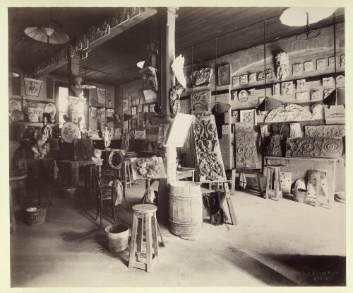 [Plaster workshop, Sydney Technical College, 1889] [picture] / C. Bayliss