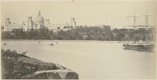 [Garden Palace, Sydney International Exhibition Building, seen from] Farm Cove [picture] / C. Bayliss; John Paine
