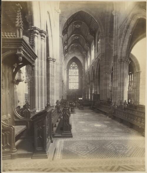 Interior of St. Andrew's Cathedral, Sydney, 1879 [picture] / C. Bayliss