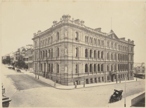 Colonial Secretary's Department, Macquarie Street, Sydney, ca. 1882 [picture] / C. Bayliss; John Paine