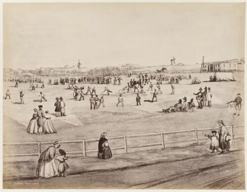 Hyde Park, Sydney, 1842 [picture] / John Rae