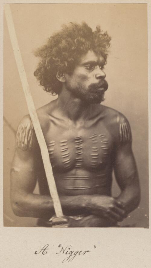Portrait of an Aboriginal Australian man, Queensland, ca. 1870 [picture]