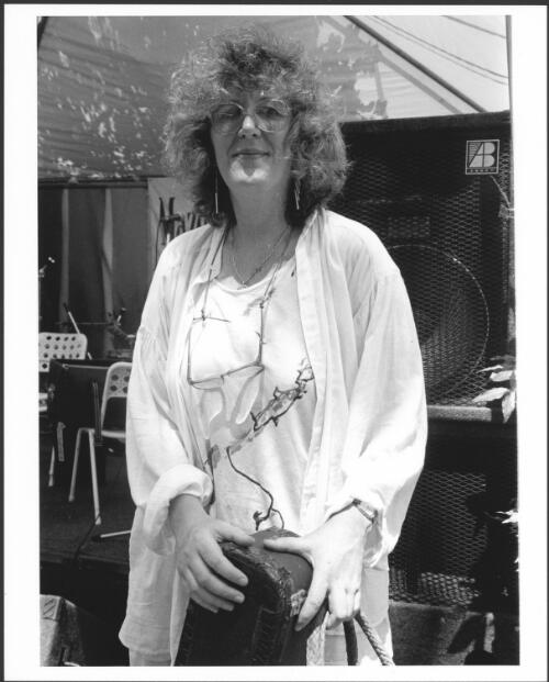 Portrait of Margret RoadKnight at Montsalvat, 1993 [picture] / Joyce Evans