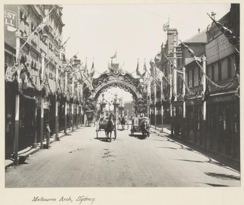 Melbourne Arch, Sydney, 1901 [picture]