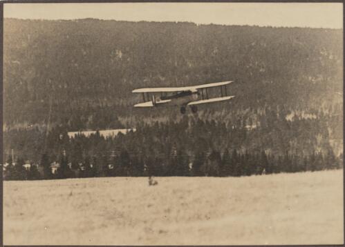Going! [Sopwith after take-off, Newfoundland, 1919] [picture]